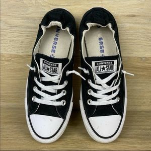 Converse CTAS Shoreline Black White Slip On Sneakers Women's Size 8